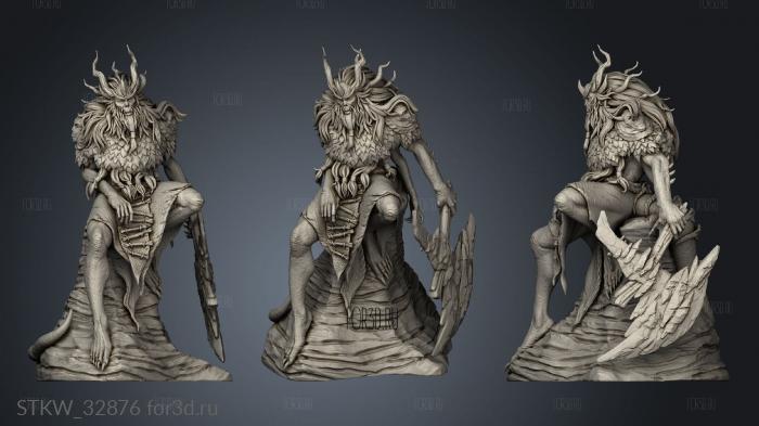 Forest Demon stl model for CNC