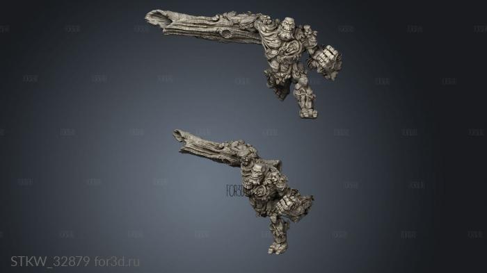 Forest Elementals Elemental stl model for CNC