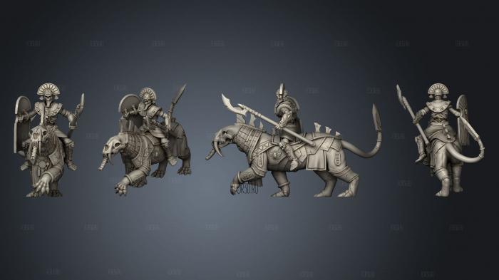 Beast Riders 2 Spear stl model for CNC