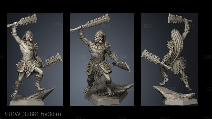 FOREST Enemies Yuanaid Fighter stl model for CNC