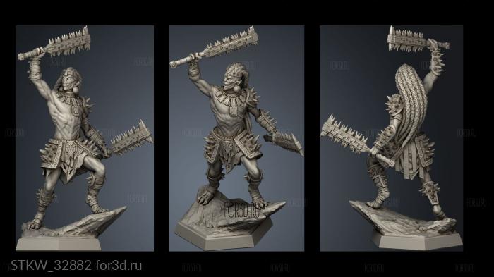FOREST Enemies Yuanaid Fighter stl model for CNC