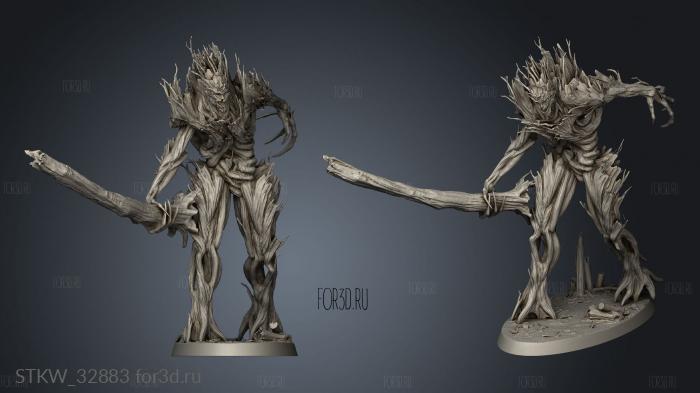 Forest Giant Tree stl model for CNC