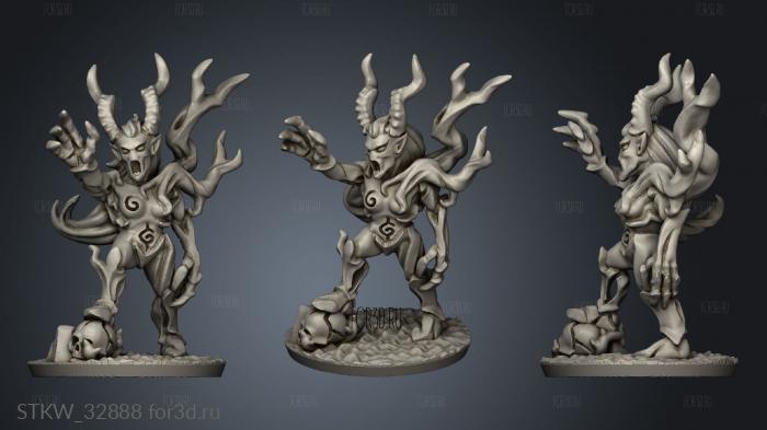 forest wraith stl model for CNC