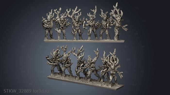 forest spirits stl model for CNC