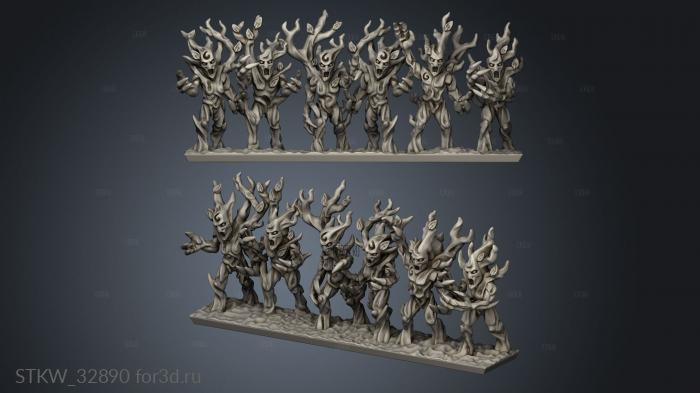 forest spirits stl model for CNC