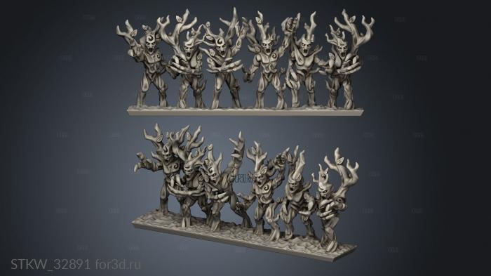 forest spirits stl model for CNC
