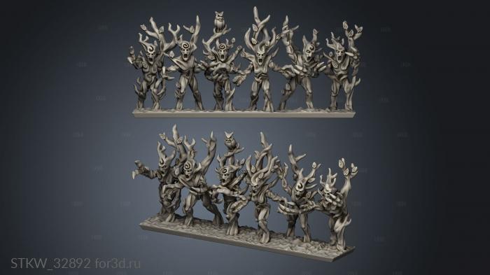 forest spirits stl model for CNC