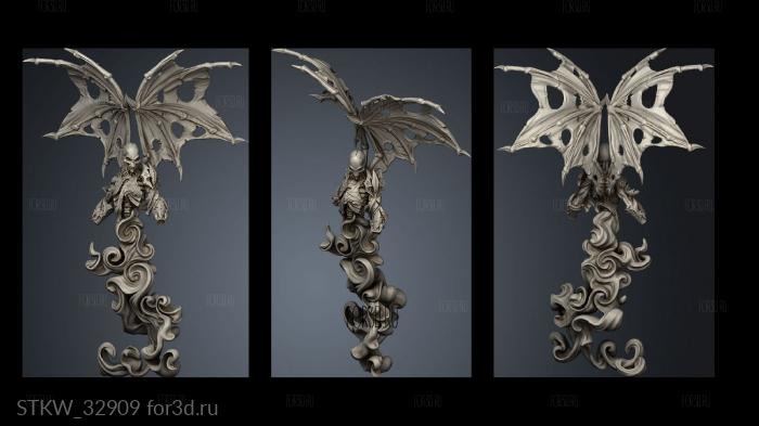 Forgotten Maze Winged Specters Specters stl model for CNC