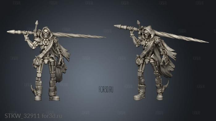 Foundlings Warforged Scraps Knight Scrap stl model for CNC
