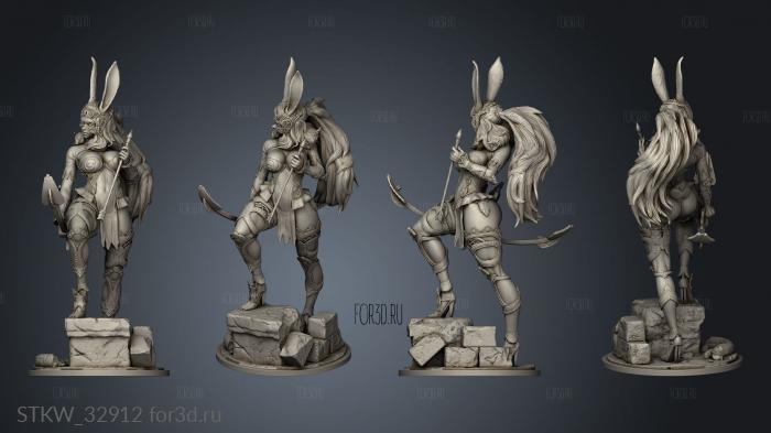 Fran Fantasy nsfw stl model for CNC