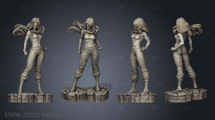 Francis Que She Hulk stl model for CNC