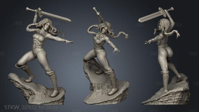 Francis Quez Valkyrie NSFW Hydra stl model for CNC