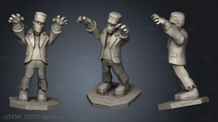 frankenstein Frankenstainfigure stl model for CNC