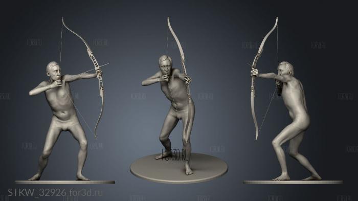 Fred Lucazeau Bow action stl model for CNC