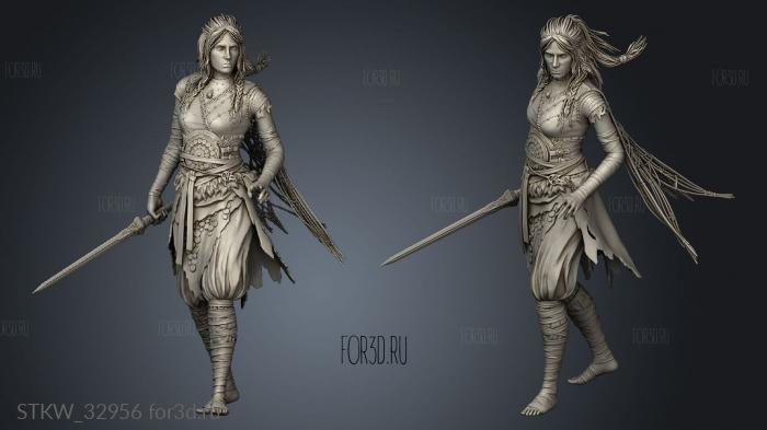 Freya stl model for CNC