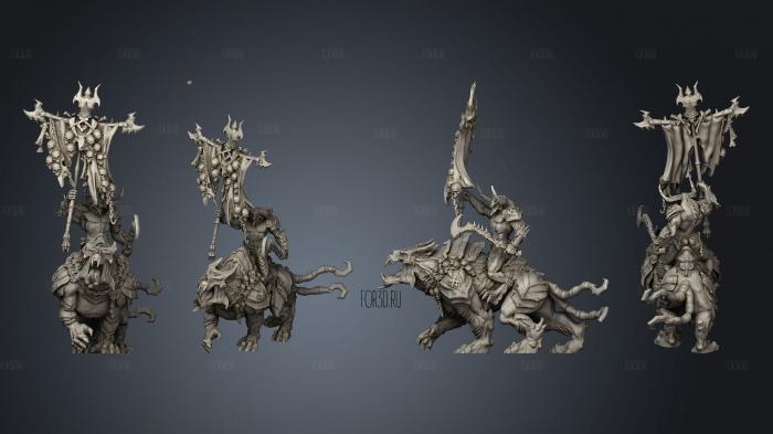 Beast Riders 4 Banner stl model for CNC