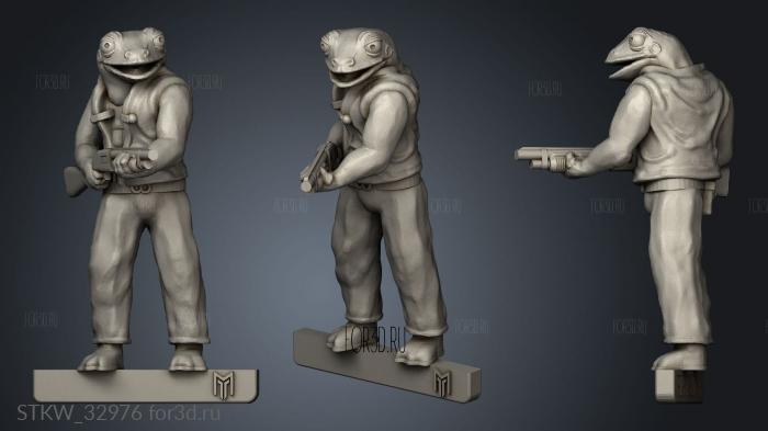 Froggie Five stl model for CNC