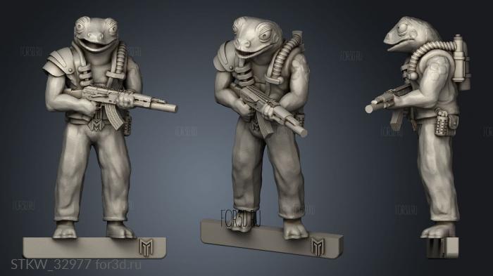 Froggieer Leader stl model for CNC