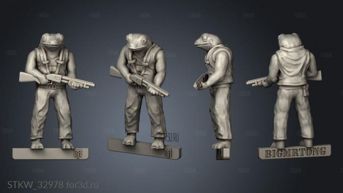 Frogger One stl model for CNC
