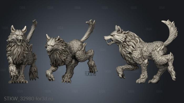 Frost Lands Dire Wolves Wolf Spike stl model for CNC