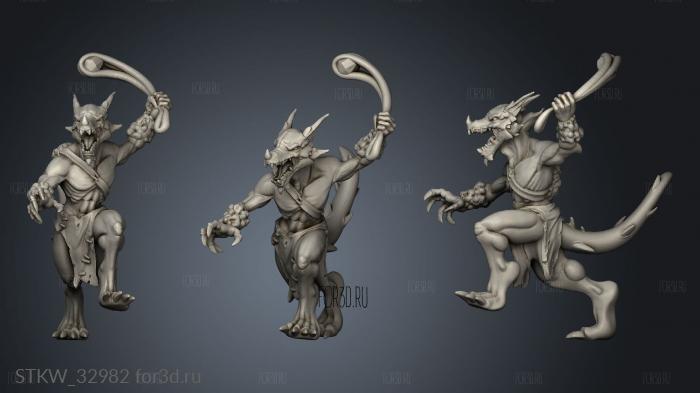 Frost Lands Icewind Kobold stl model for CNC