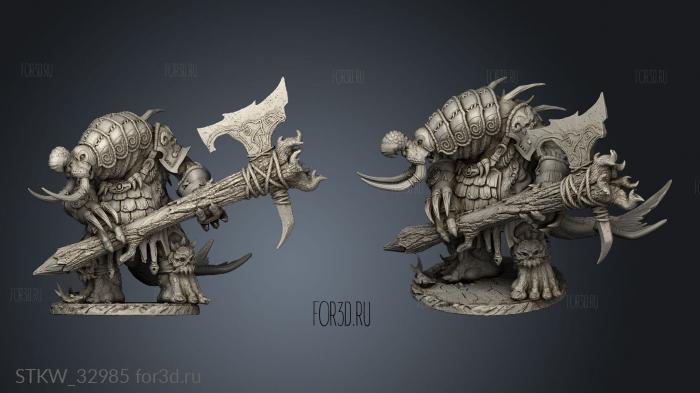 Frostburn Horrors Tooth and Tusk Odoben stl model for CNC