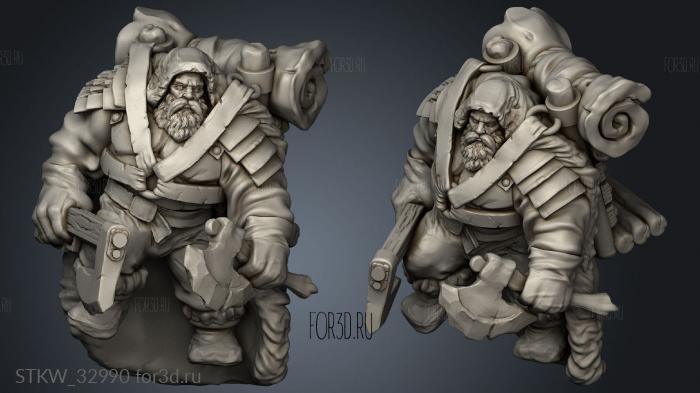 Frostiron Clan Nickeys Hatchery Jatran Master The Hunt stl model for CNC