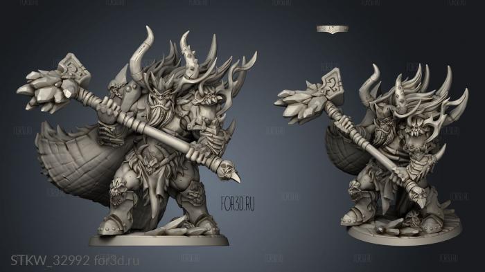 Frost Metal Clan Grothak Doomfest Hammer stl model for CNC
