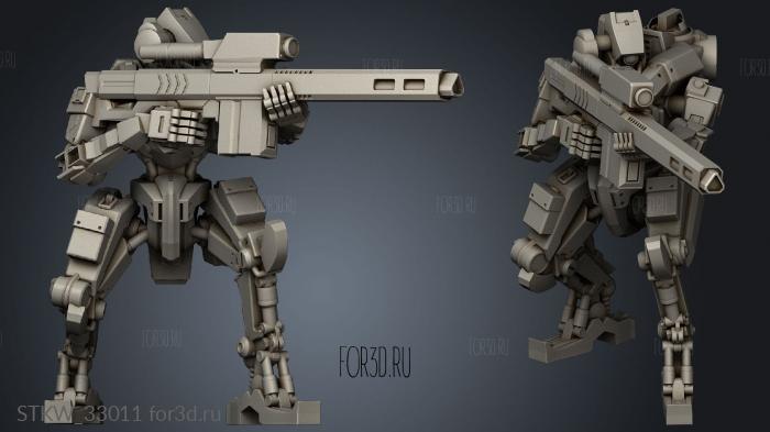 FUKIMASU MILITARY BATTLE DROID UNIT LEG stl model for CNC