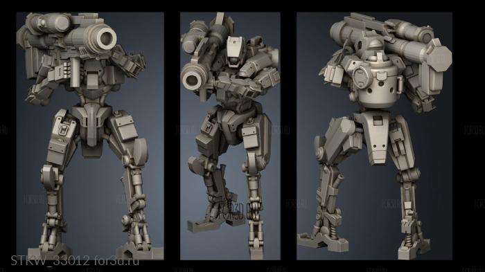 FUKIMASU MILITARY BATTLE DROID UNIT LEG stl model for CNC