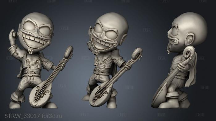 Fun Adventure bard stl model for CNC