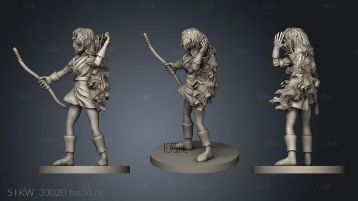 Fun Adventure elf cartoon stl model for CNC