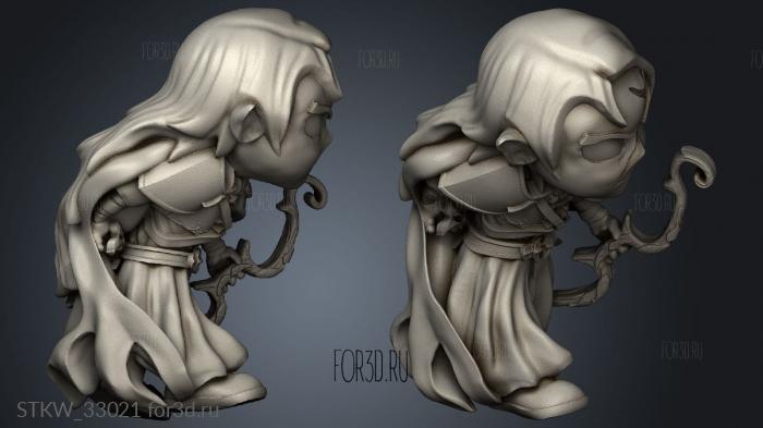 Fun Adventure elfranger stl model for CNC