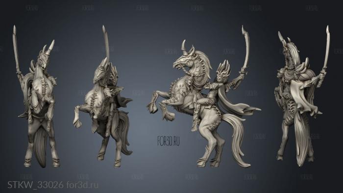 Fury the Dark Elves Vestal HellHounds stl model for CNC