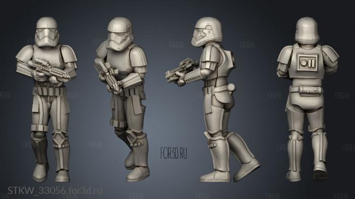 Galactic Troopers Stormtrooper stl model for CNC