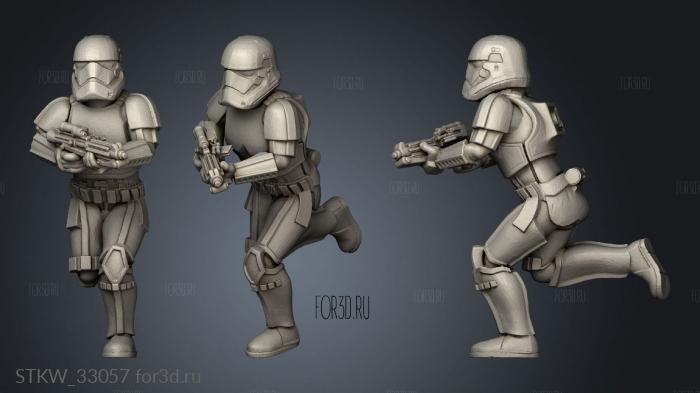 Galactic Troopers Stormtrooper stl model for CNC