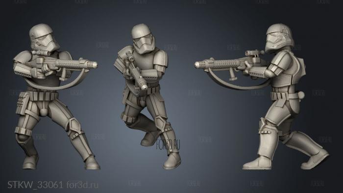 Galactic Troopers Stormtrooper stl model for CNC