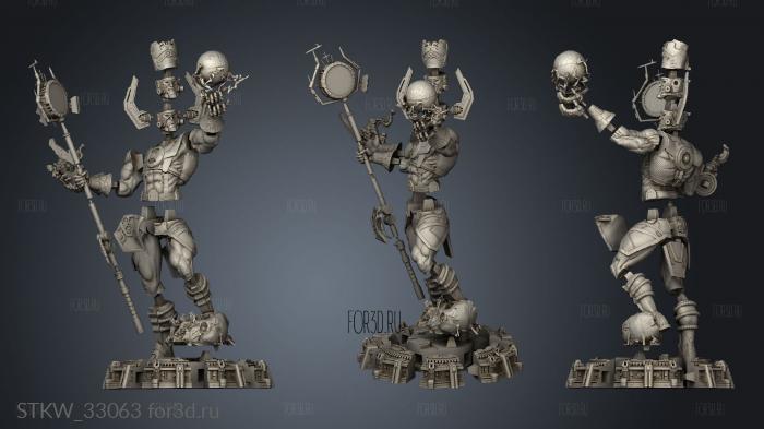 Galactus Xpose Statue stl model for CNC