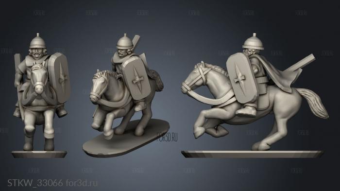 Gallic Strip Cavalry stl model for CNC