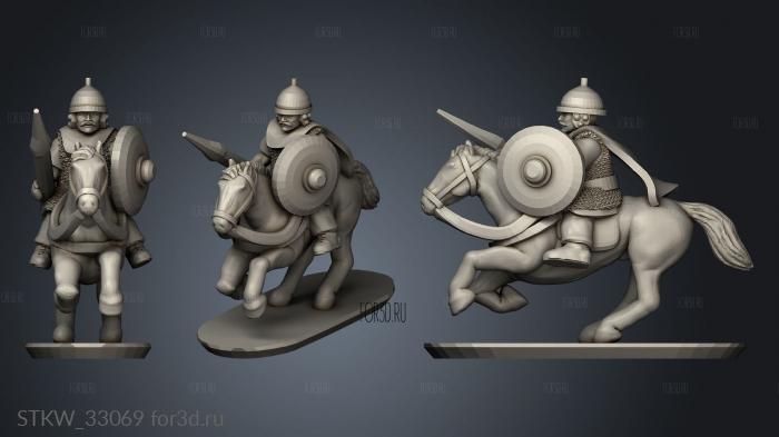 Gallic Strip Cavalry stl model for CNC