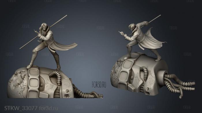 gambit vs sentinel stl model for CNC