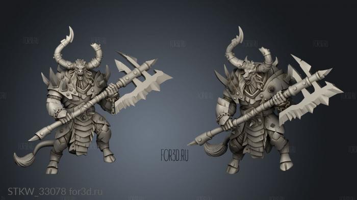 Corrupted Dwarfs Bogatyr stl model for CNC