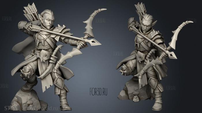 Ever Dark Elves Balander Rand stl model for CNC