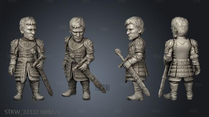 game thrones jaime lannister GOT JL stl model for CNC