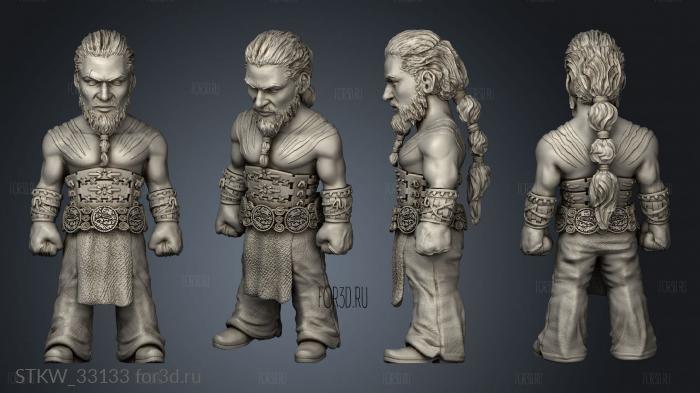 Game thrones Khal Drogo GOT stl model for CNC