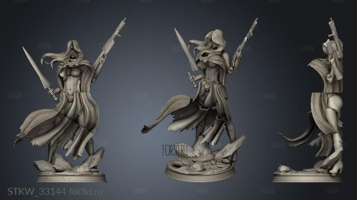 Gamora Guardians the Galaxy Statue stl model for CNC