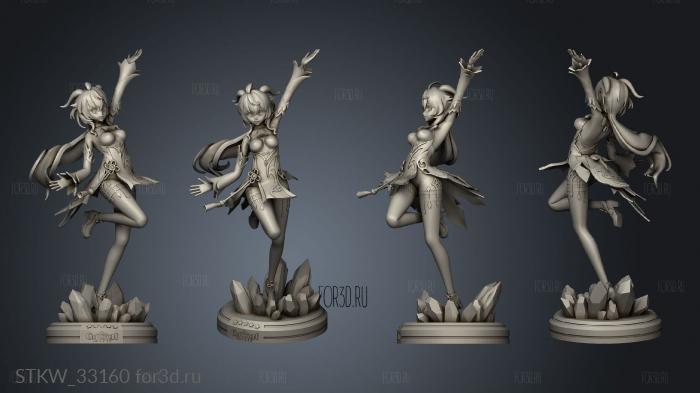 Ganyu Genshin Impactial stl model for CNC