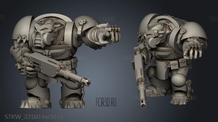 Gearguts Crusader Sniper stl model for CNC