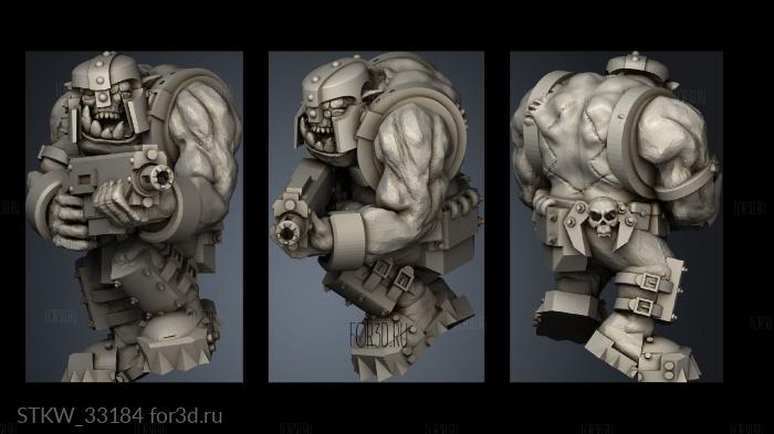 Gear Gets Lucky Assault Gunners Gunner stl model for CNC
