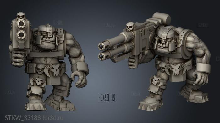 Gear Gets Lucky Scrap Gunners stl model for CNC